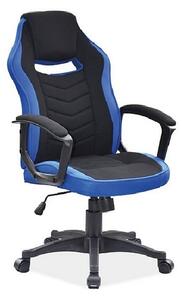 Kancelárska stolička ELIDA - čierna / modrá