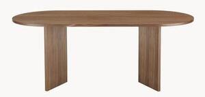 Oválny jedálenský stôl z dreva Toni, 200 x 90 cm
