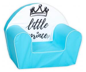 Delsit Detské kresielko, pohovka LUX Little Prince, modré