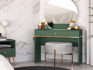 Toaletný stolík MAURA - zelený