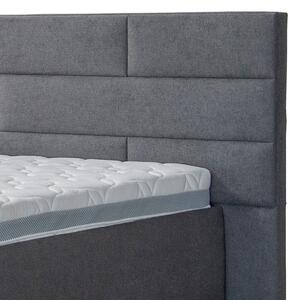 Nadrozmerná posteľ ONE4ALL tmavosivá, 280x220 cm