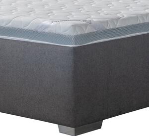 Nadrozmerná posteľ ONE4ALL tmavosivá, 280x220 cm