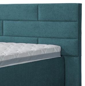 Nadrozmerná posteľ ONE4ALL tyrkysová, 280x220 cm