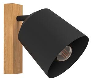 EGLO 900434 COTORRO nástenné bodové svietidlo/spot 1xE27 svetlé drevo, čierna