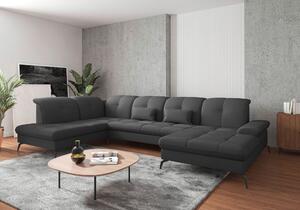 SEDACIA SÚPRAVA, textil, tmavosivá Sit & More - Sedačky, Online Only