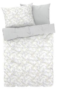 LIVARNO home Posteľná bielizeň z bavlneného saténu, 200 x 220 cm, 70 x 90 cm (listy) (100348266)