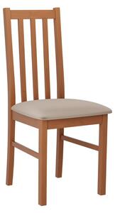 Čalúnená stolička do jedálne EDON 10 - jelša / béžová