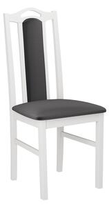 Stoličky do jedálne EDON 9 - biela / tmavá šedá