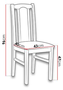 Čalúnená stolička do kuchyne EDON 7 - biela / béžová