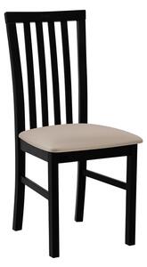 Stolička k jedálenskému stolu FRATONIA 1 - čierna / béžová