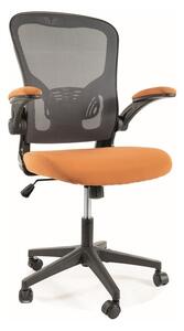 Otočná stolička DALAL - šedá / oranžová