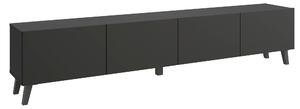 NÍZKA KOMODA, čierna, 190/40/32 cm P & B - Komody, Online Only