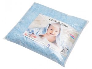 Detská deka New Baby 90x80 modrá, Vhodnosť: Pre chlapcov