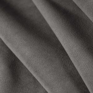 Šedá Päťmiestna pohovka Chicago Velvet – pravý roh 70 × 166 × 341 cm COSMOPOLITAN DESIGN