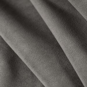 Šedá Päťmiestna pohovka Chicago Velvet – ľavý roh 70 × 166 × 341 cm COSMOPOLITAN DESIGN