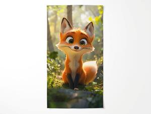 Rýchloschnúca plážová osuška VULPINA farebná 70 x 140 cm, 100% mikrovlákno