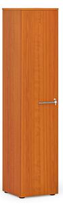 Úzka kancelárska skriňa PRIMO WOOD, 400 x 420 x 1781 mm, čerešňa