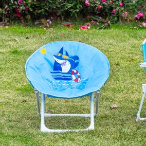 Detská skladacia stolička, modrá