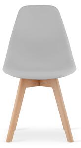 Jedálenská stolička KITO - sivá