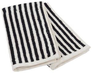SADA UTERÁKOV PRE HOSTÍ, 30/50 cm, čierna, écru Dieter Knoll - Kúpeľňový textil
