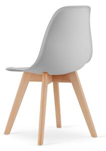 Jedálenská stolička KITO - sivá