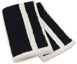 SADA UTERÁKOV PRE HOSTÍ, 30/50 cm, čierna, écru Dieter Knoll - Kúpeľňový textil