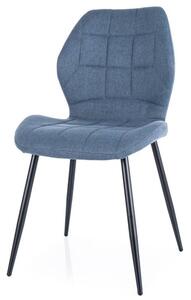 Ergonomická stolička do jedálne, čierna-denim 86 - posledný kus (n316741)