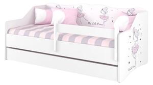 Detská posteľ Lulu biela Baletka 160x80 cm