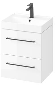 Cersanit Larga, závesná umývadlová skrinka 50cm, biela lesklá, S932-067