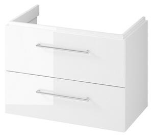 Cersanit Larga, závesná umývadlová skrinka 80cm, biela lesklá, S932-073