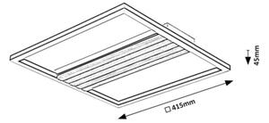 Rabalux 71458 - LED Stropné svietidlo NOXELLE LED/30W/230V 3000/4500/6000K