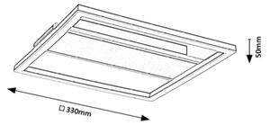 Rabalux 71476 - LED stropné svietidlo GLAVIAN LED/24W/230V 33x33 cm