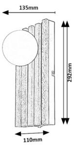 Rabalux 71421 - Nástenné svietidlo NOXELLE 1xG9/5W/230V