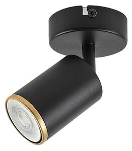 Rabalux 73107 - Nástenné bodové svietidlo NOLIE 1xGU10/15W/230V čierna
