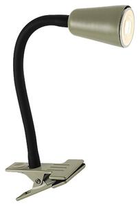 Rabalux 74092 - Stolná lampa s klipom ALDO 1xGU10/7W/230V khaki