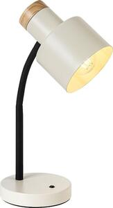 Rabalux 74097 - Stolná lampa PASTRO 1xE27/20W/230V krémová