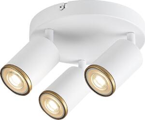 Rabalux 73106 - Bodové svietidlo NOLIE 3xGU10/15W/230V biela
