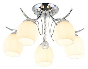 Prisadený luster ELLA 5xE27/15W/230V lesklý chróm