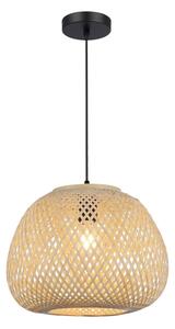 Luster na lanku PETRA 1xE27/15W/230V bambus