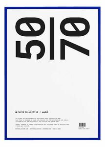 PAPER COLLECTIVE Modrý rám – 50 × 70 cm 52 × 72 × 2 cm
