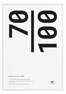 PAPER COLLECTIVE Biely rám – 30 × 40 cm 32 × 42 × 2 cm