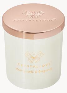 Sójová sviečka Clear Quartz (Bergamot Crystallove)