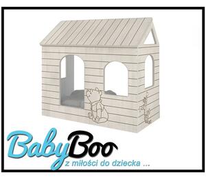 Baby Boo Detská posteľ Domček Macko Pú 160x80 cm