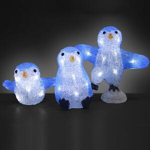 Vianočné tučniaky s LED osvetlením