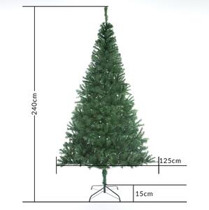 Umelý vianočný stromček 240cm + stojan - zelený