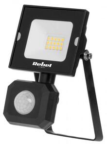 LED Reflektor 10W s detektorom pohybu 6500K Rebel