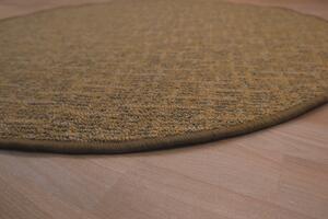 Vopi koberce Kusový koberec Alassio zlatohnedý okrúhly - 300x300 (priemer) kruh cm