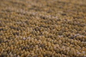 Vopi koberce Kusový koberec Alassio zlatohnedý okrúhly - 160x160 (priemer) kruh cm