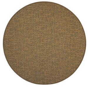 Vopi koberce Kusový koberec Alassio zlatohnedý okrúhly - 200x200 (priemer) kruh cm
