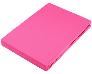 NAPÍNACIA PLACHTA NA BOXSPRIN, džersej, pink, 90/220 cm Novel - Obliečky & plachty